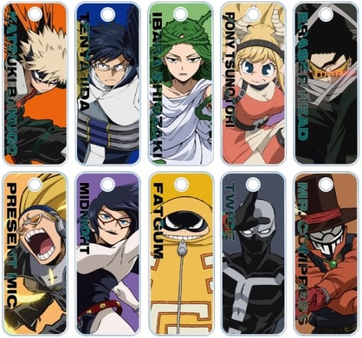 My Hero Academia Katsuki Bakugo & Others Trading Acrylic Key Tags Ver.B All 10 Types Set Keychains [USED]
