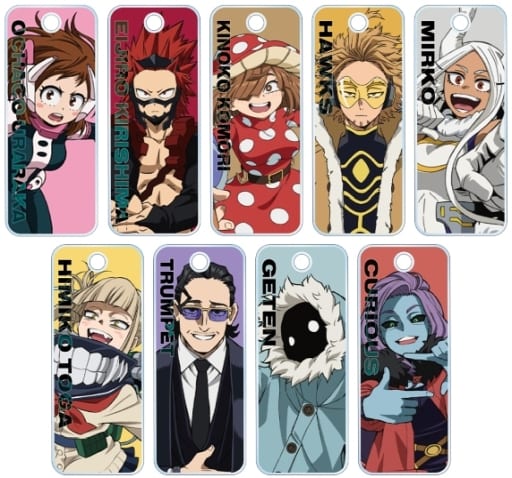 My Hero Academia Ochaco Uraraka & Others Trading Acrylic Key Tags Ver.C All 9 Types Set Keychains [USED]