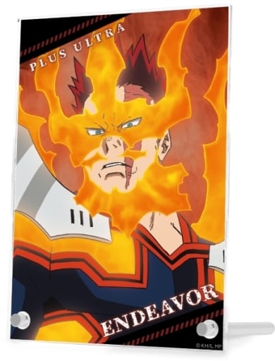 My Hero Academia Endevor Double Acrylic Panel Acrylic Stands [USED]