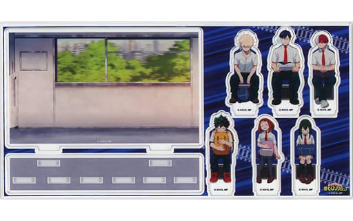 My Hero Academia Izuku Midoriya & Others Acrylic Diorama Stand Heroes Nap Acrylic Stands [USED]