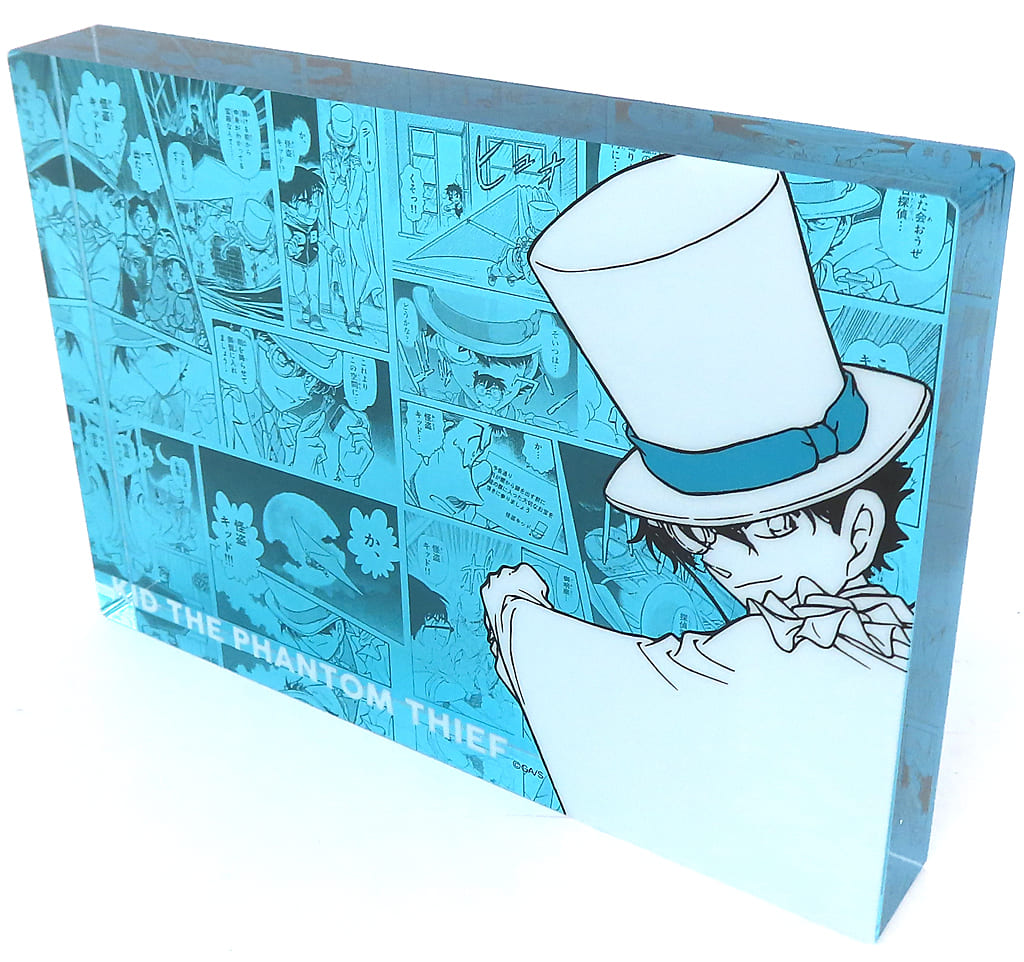 Kid the Phantom Thief Manga Background Detective Conan Acrylic Block Acrylic Stand [USED]