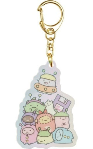 9 Animals Sumikko Gurashi Fushigi na Otomodachi Theme Secret Acrylic Key Chain Key Ring [USED]