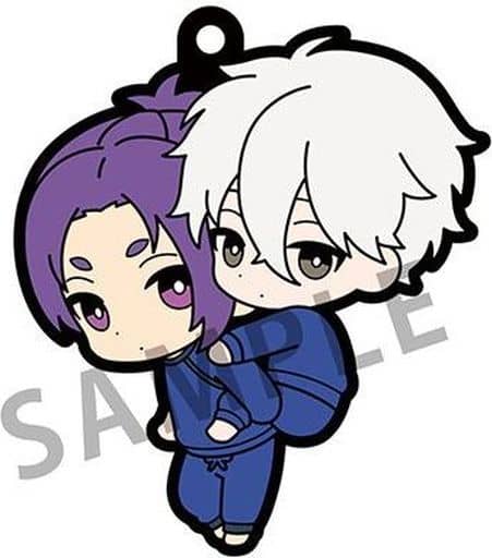 Reo Mikage Seishiro Nagi Blue Lock Buddycolle Rubber Mascot Key Ring [USED]