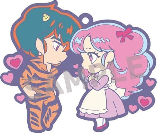 Ray Corporation Ran Urusei Yatsura Buddycolle Rubber Mascot Key Ring [USED]
