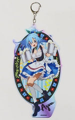 Aqua KonoSuba God's Blessing on this Wonderful World! Bromide with Winning Prize Dirndl Ackey Grande Star Prize Key Chain [USED]