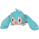 Hatsune Miku Love Live! Sunshine!! x Hatsune Miku Fuwapetit Nesoberi Plush Toy Petit Key Ring [USED]