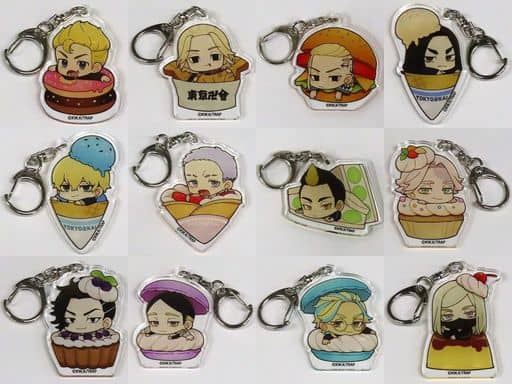 Keisuke Baji, etc. Tokyo Revengers Trading Acrylic Key Chains Snack Ver. Anime Japan 2023 Limited All 12 Types Set Key Chain [USED]