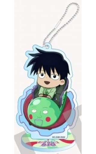 Ritsu Kageyama Mob Psycho 100 III #Oshitoame Mini Character Acrylic Stand Key Chain Vehicles & Rest Edition Key Chain [USED]