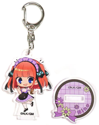Nino Nakano The Quintessential Quintuplets Movie Trading Acrylic Stand Key Chain Cafe Limited Key Chain [USED]