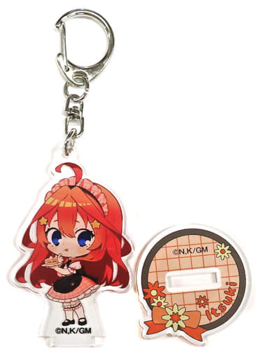 Itsuki Nakano The Quintessential Quintuplets Movie Trading Acrylic Stand Key Chain Cafe Limited Key Chain [USED]