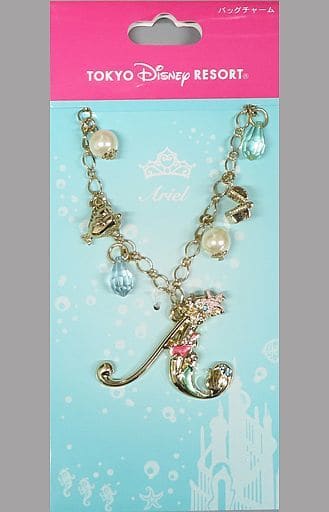 Ariel Motif The Little Mermaid Bag Charm Tokyo Disney Resort Limited Charm [USED]