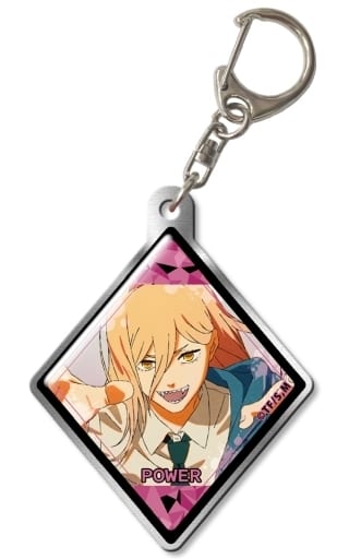 Chainsaw Man Power A Pukutto Metal Keychain Design 03 Keychains [USED]