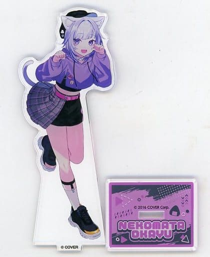VTuber Hololive Nekomata Okayu Illustration by Shugao Acrylic Stand FamilyMart Return Holomart Campaign FamiPay Web Exclusive Acrylic Stands [USED]