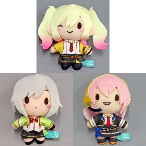 Saki Tenma, etc. Hatsune Miku: Colorful Stage! Fuwapuchi Mascot Leo/Need Vol.2 EX All 3 Types Set Key Chain [USED]