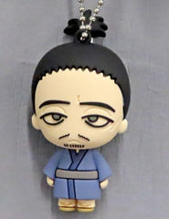 Nobunaga Hazama Hunter x Hunter Three Dimensional Rubber Mascot 2 Key Chain [USED]