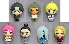 Chrollo Lucilfer, etc. Hunter x Hunter Three Dimensional Rubber Mascot 2 All 7 Types Set Key Chain [USED]