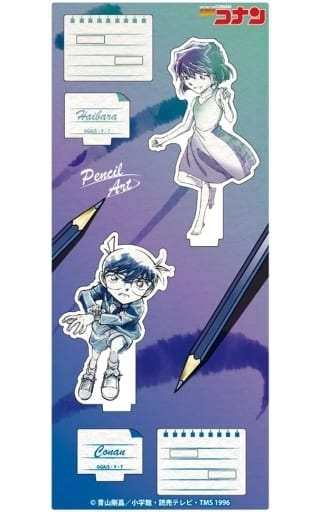 Conan Edogawa Ai Haibara Detective Conan Pencil Art Acrylic Stand Collection Vol.4 Acrylic Stand [USED]