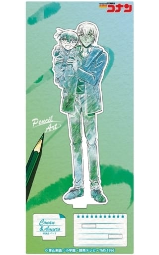 Conan Edogawa Toru Amuro Detective Conan Pencil Art Acrylic Stand Collection Vol.4 Acrylic Stand [USED]