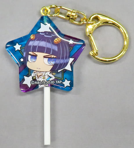 Bruno Bucciarati JoJo's Bizarre Adventure Candy Style Acrylic Key Chain Jojo World2 Limited Key Chain [USED]
