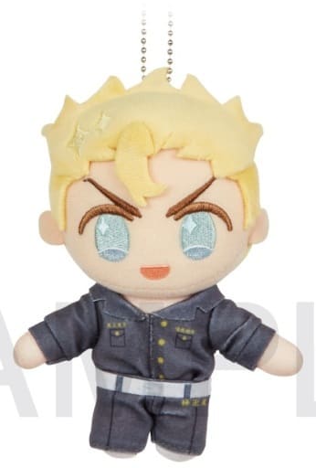 Takemichi Hanagaki Tokyo Revengers Fuwaponi Series Plush Toy with Ball Chain Key Chain [USED]