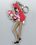 Osamu Dazai My Melody Bungo Stray Dogs Acrylic Key Chain Key Chain [USED]