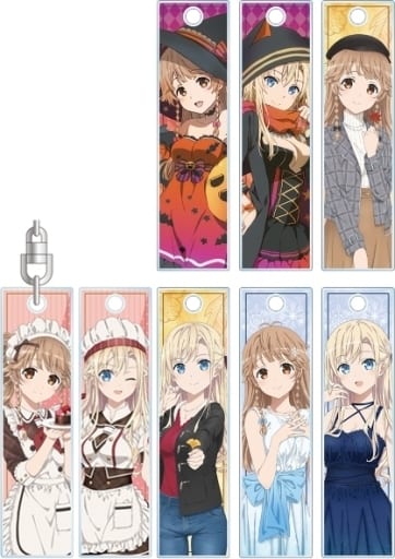 Kouko Nosa, etc. High School Fleet the Movie Newly Drawn Illustration Coco Mina Trading Stick Acrylic Keychain All 8 Types Set Key Chain [USED]