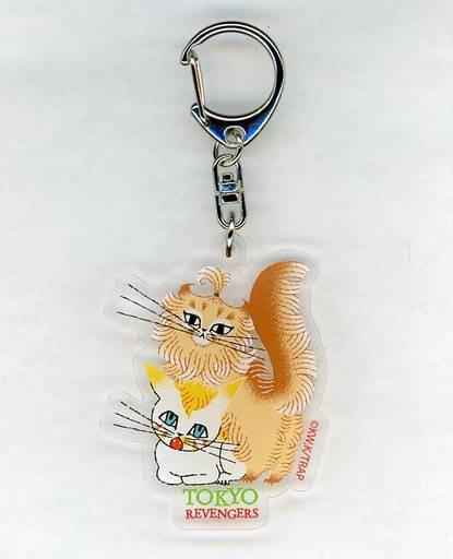 Takemichi Cat Mikey Cat Tokyo Revengers #3 Acrylic Charm Collection Vol.2 Illustrations by Kuroneko Design Re: Shazam Limited Charm [USED]