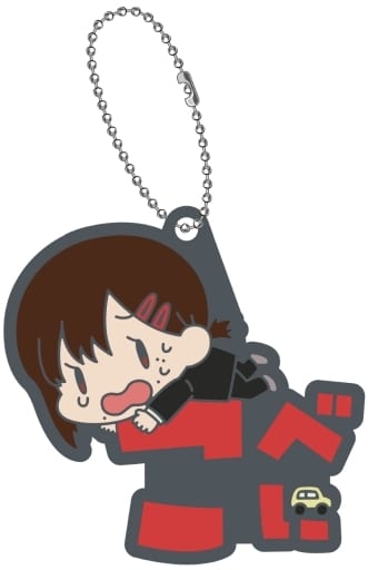 Chainsaw Man Kobeni Higashiyama Onamae Pitanko Rubber Mascot Keychains [USED]
