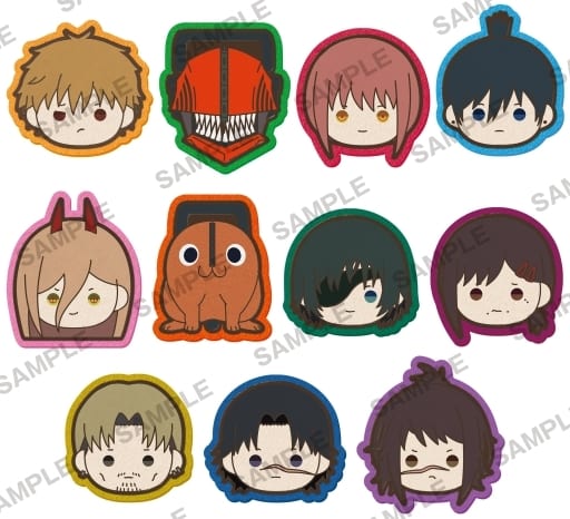 Chainsaw Man Denji & Others Embroidery Mascot Collection All 11 Types Set Plush [USED]