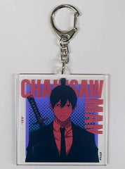 Chainsaw Man Aki Hayakawa Acrylic Keychain MAPPA TSUTAYA Chainsaw Man Mini Animation Artwork Exhibition Limited Keychains [USED]