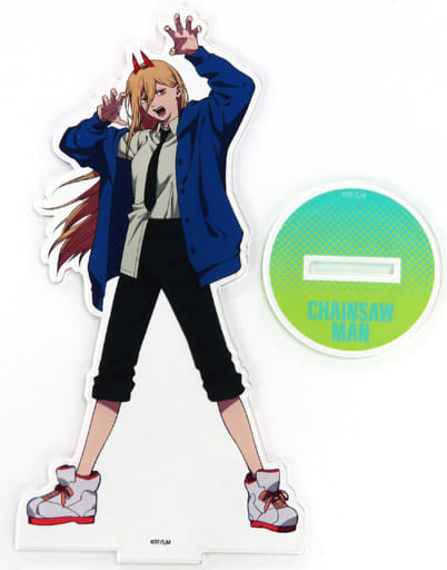 Chainsaw Man Power Acrylic Figure MAPPA TSUTAYA Chainsaw Man Mini Animation Artwork Exhibition Limited Acrylic Stands [USED]