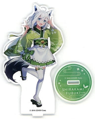 Shirakami Fubuki VTuber Hololive Newly Drawn Acrylic Stand Kyoto Rikyuen Exclusive Included in Special Set Acrylic Stands [USED]
