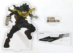 My Hero Academia Izuku Midoriya Foil Acrylic Stand Rise of Heroes My Hero Academia Villain Awakens Rise of Heroes in Jump Shop Limited Acrylic Stands [USED]