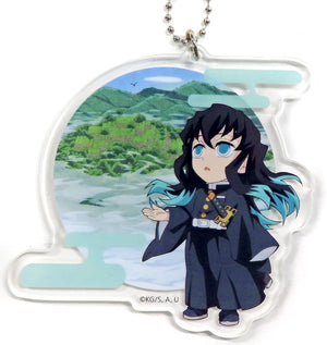 Muichirou Tokitou Local Illustration Hyogo Demon Slayer: Kimetsu no Yaiba Mugen Train & Entertainment District Arc Acrylic Charms Total Concentration Exhibition Hyogo Venue Limited Charm [USED]