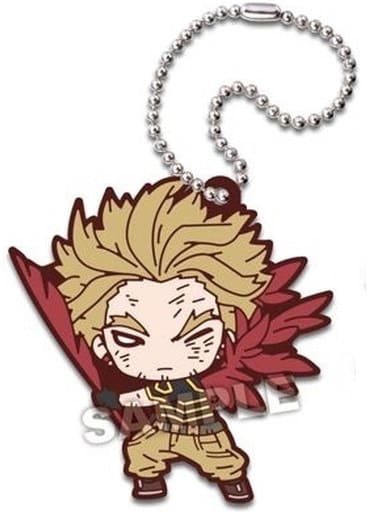 Hawks My Hero Academia Nitotan Hero VS Villain Rubber Mascot Key Chain [USED]