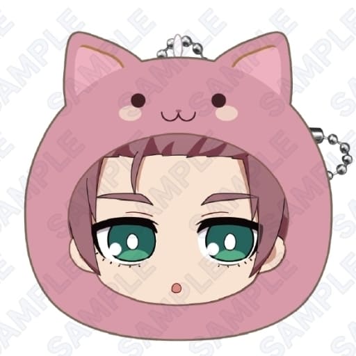 Sae Itoshi Marumates Pattern Blue Lock Mochifuwa Cushion Key Chain Key Ring [USED]