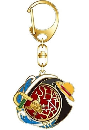 Shanks One Piece Symbol Motif Key Chain Key Ring [USED]