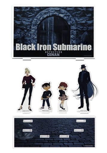Conan Edogawa, etc. Detective Conan: Black Iron Submarine Acrylic Diorama Stand 7net Limited Acrylic Stand [USED]