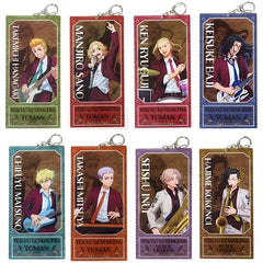 Ken Ryuguji, etc. Tokyo Revengers Bromide with Winning Prize Band Style Ackey Grande Star Prize All 8 Types Set Key Chain [USED]