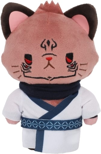 Ryomen Sukuna Jujutsu Kaisen withCAT Plush Key Chain with Eye Mask Key Chain [USED]
