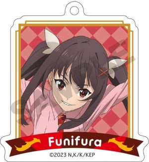 Funifura Konosuba: An Explosion on This Wonderful World! Trading Acrylic Key Chains Key Chain [USED]