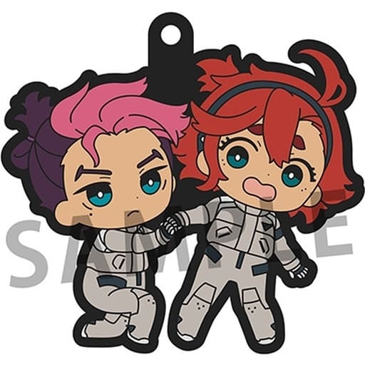 Guel Suletta Mobile Suit Gundam: The Witch from Mercury Buddycolle Rubber Mascot Key Ring [USED]