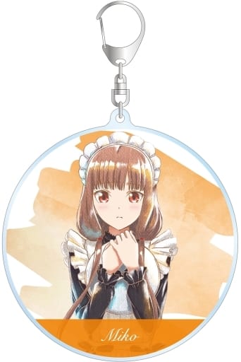 Miko Iino Maid & Butler Ver. Kaguya-sama: Love is War - The First Kiss That Never Ends Newly Drawn Illustration Ani-Art Aqua Label Big Acrylic Key Chain Key Chain [USED]