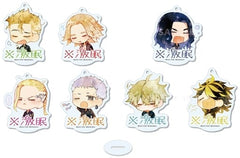 Takashi Mitsuya, etc. Tokyo Revengers Gekinemu Marutto Stand Keychain 01. 1st Edition All 7 Types Set Key Chain [USED]