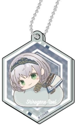 Shirogane Noel Vtuber Hololive Kiratto Decofla Acrylic Key Chain Hagumeets C Box Key Chain [USED]