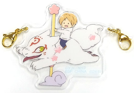 Nyanko-sensei Takashi Natsume Natsume's Book of Friends Ichiban Kuji Nyanko-sensei to Ayakashi Yuuenchi Acrylic Charms Prize G Charm [USED]