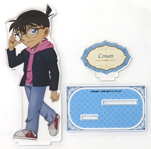 Conan Edogawa Detective Conan Acrylic Stand Black Iron Ver. Acrylic Stand [USED]