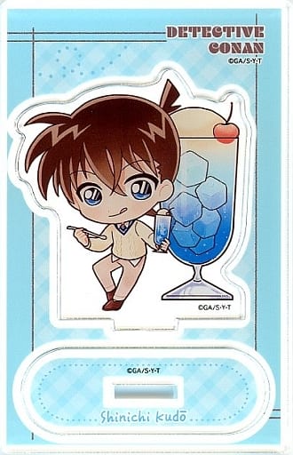 Shinichi Kudo Detective Conan Charapeko Trading Acrylic Keychain Acrylic Stand [USED]