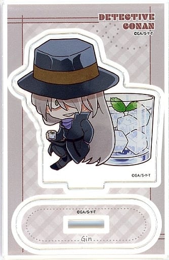 Gin Detective Conan Charapeko Trading Acrylic Keychain Acrylic Stand [USED]