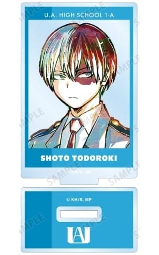 My Hero Academia Shoto Todoroki Ani-Art Part 4 Vol.2 Trading Acrylic Keychain Ver.A Acrylic Stands [USED]